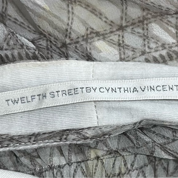 Twelfth Street by Cynthia Vincent Halter backless Midi Sundress S - Picture 8 of 10